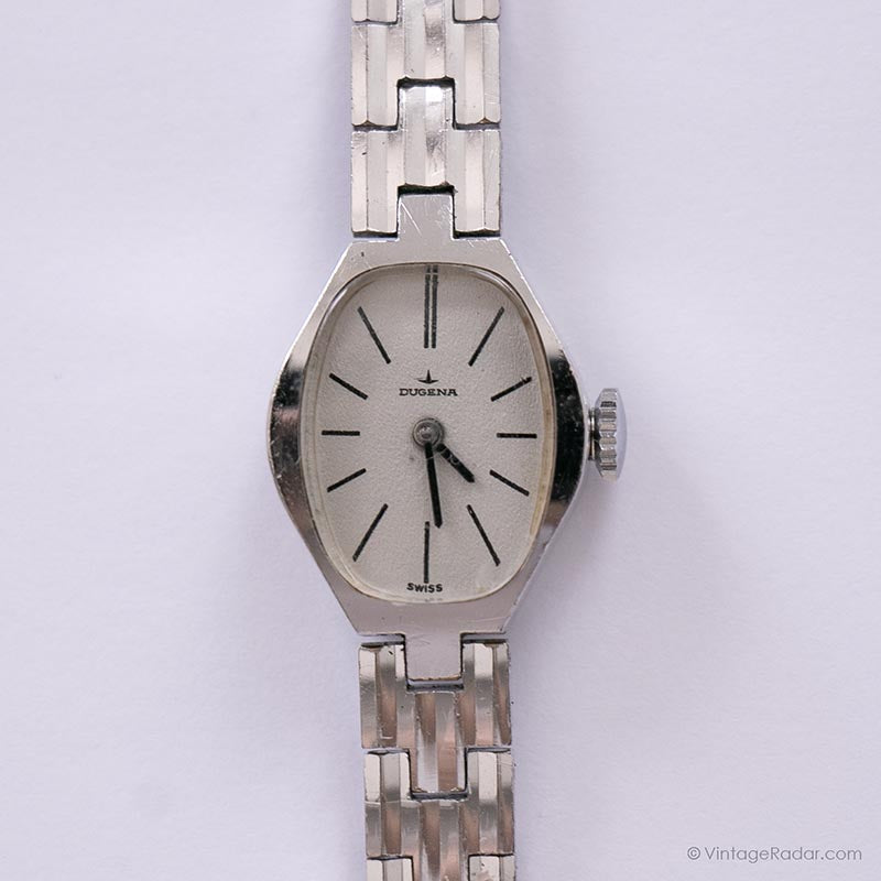 Rare Silver-tone Dugena Mechanical Watch | Best Vintage Ladies Watches ...