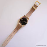 Vintage DKNY Gold-tone Watch for Women with Gemstones & Pearly Dial - Vintage Radar