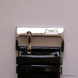 Vintage Dolce & Gabbana Time Watch for Women Silver-tone Rectangular Case