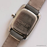 Vintage Nomea Tank Watch for Ladies Swiss Movement & Gray Strap