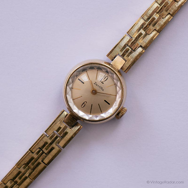 Gold-Tone ZentRa Mechanical Watch | Vintage German Ladies Watches ...