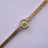 Gold-Ton ZentRa Mechanisch Uhr | Vintage Deutsche Damen Uhren