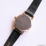 Vintage Black-Dial Armitron Watch for Women | Gold-tone Office Watch