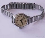 1940s Eterna Vintage Mechanical Watch | ساعة متعرجة من اليدين سويسريًا