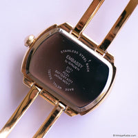 Vintage Gold-tone Embassy by Gruen Ladies' Watch with White Gemstones