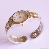 Vintage Two-tone Embassy by Gruen Bangle Watch for Women