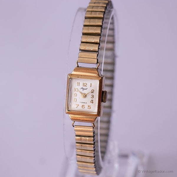 Vintage azet 17 joyas mecánicas reloj | Damas alemanas antiguas reloj