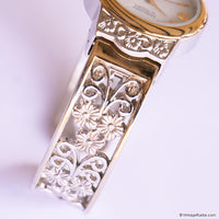 Vintage Two-tone Embassy by Gruen Bangle Watch for Women