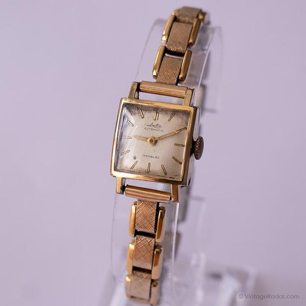 Arctos Automatic Incabloc Ladies Watch | Gold-Plated Vintage Watch ...