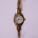 Lady Nelson Swiss-made Ladies Watch | Vintage Floral Gold-tone Watch