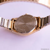 Vintage Gold-tone Pulsar Quartz Watch for Women | Classic Date Watch