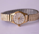 Vintage de tono de oro Bifora Mejor mecánico reloj | Raro reloj de pulsera alemán