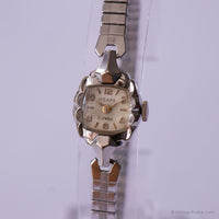 Mears 21 Joyas Mecánica Vintage reloj | Boda de tono plateado reloj