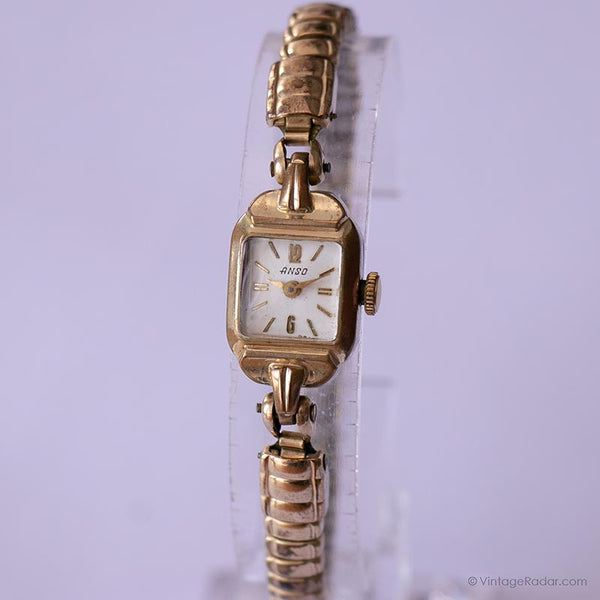 ANSO ميكانيكية هدية هدية ساعة | ساعة Wristage Listage Vintage الفاخرة
