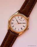 Vintage Seiko V701-1920 R1 Japan Quartz Watch for Men with Roman Numerals - Vintage Radar