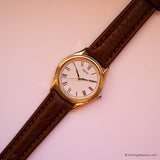 Vintage Seiko V701-1920 R1 Japan Quartz Watch for Men with Roman Numerals - Vintage Radar