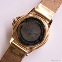 Vintage Gold-tone Baby Phat Watch with Gold-tone Strap & White Stones