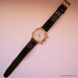 Estilo Art Déco vintage en tono dorado reloj | hecho en Suiza Chronograph reloj