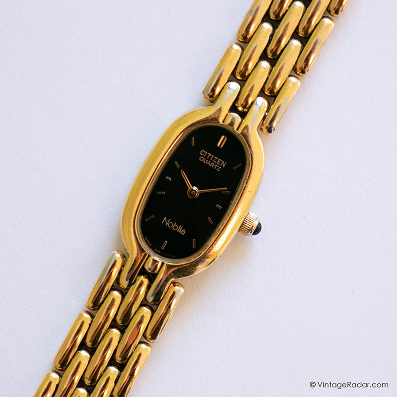 Vintage Citizen Noblia Watch for Ladies 2200-957270 | Tiny Oval