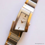 SELTEN Asymmetrisch Pulsar Uhr Damen Zweifarbig | Zierlicher Tank Uhr