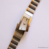 SELTEN Asymmetrisch Pulsar Uhr Damen Zweifarbig | Zierlicher Tank Uhr