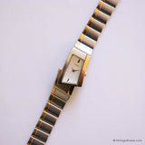 SELTEN Asymmetrisch Pulsar Uhr Damen Zweifarbig | Zierlicher Tank Uhr