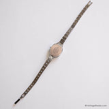 Vintage Citizen Tank Watch 3220-949935 Silver-tone Ladies' Japan Quartz - Vintage Radar