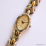 Tiny Vintage Silver-tone Regent Para Quartz Watch for Her with Oval Case - Vintage Radar