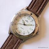 Vintage 40-mm Lexor Watch for Men | Silver-tone Quartz Watch for Him - Vintage Radar