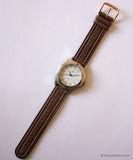 Vintage 40-mm Lexor Watch for Men | Silver-tone Quartz Watch for Him - Vintage Radar