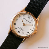 Vintage 33-mm Gold-tone Patrick Arnaud Watch with Black Nato© Strap - Vintage Radar