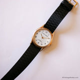 Vintage 33-mm Gold-tone Patrick Arnaud Watch with Black Nato© Strap - Vintage Radar