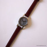 Tiny Vintage Silver-tone Calypso Watch for Ladies with Pale Blue Dial - Vintage Radar