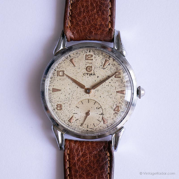 Vintage de la década de 1950 CYMA Muñeco de pulsera hecho a swiss | Mecánico vintage reloj