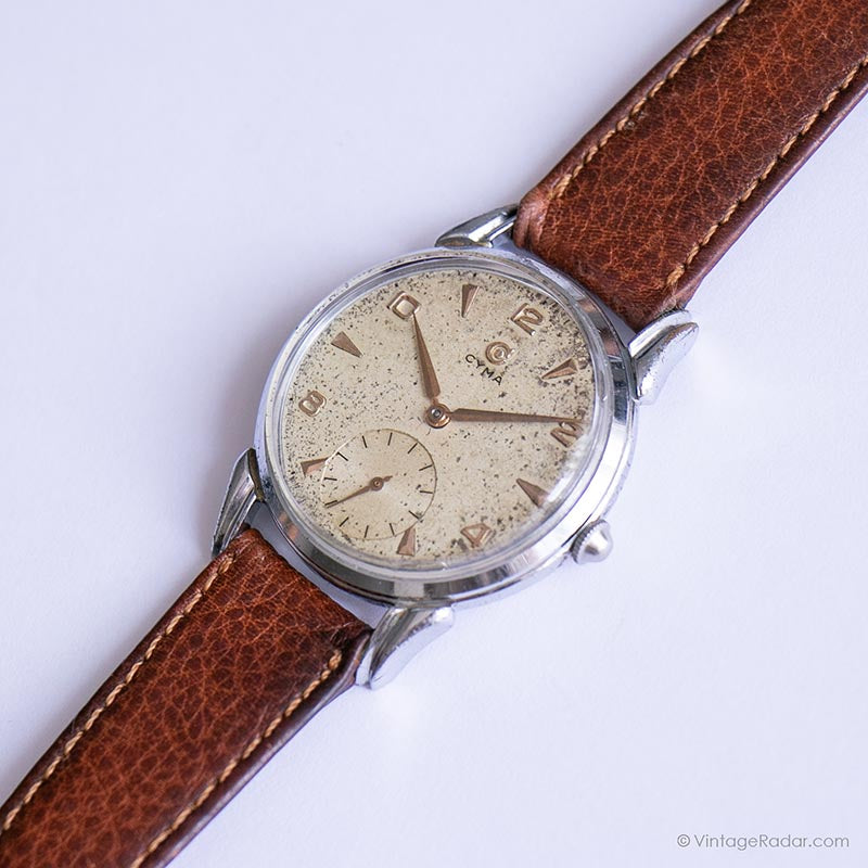 1950s Vintage Cyma Swiss-made Mens Watch | Vintage Mechanical Watch ...