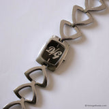 Vintage Dolce & Gabbana Time Watch for Ladies Silver-tone Rectangular - Vintage Radar