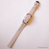 Vintage Michel Klein Ladies Watch with Pale Pink Strap & Rectangular Case - Vintage Radar