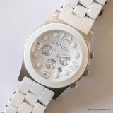 Vintage Marc by Marc Jacobs Watch for Her White Dial & White Strap