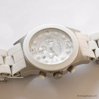 Vintage Marc by Marc Jacobs Watch for Her White Dial & White Strap