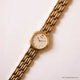 Vintage Seiko 1N00-0A90 R0 Japan Quartz Watch for Ladies Gold-tone - Vintage Radar