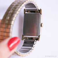 Vintage des années 1950 Elgin Plaqué or 10k montre | Art Déco montre Ancien