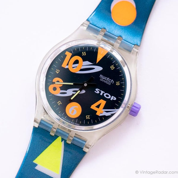 1993 swatch Ssk102 Movimento montre | Arrêt des années 90 swatch Chronograph
