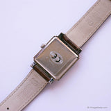 Vintage Rectangular Fossil Moon Phase Watch with Annual Calendar - Vintage Radar