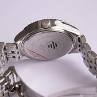 Vintage Minimalist Silver-Tone Minnie Mouse Frauenarmband Uhr