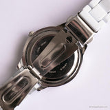 Jahrgang Minnie Mouse Damen Uhr mit Edelsteinen und weißem Armband