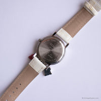 Vintage Elegant Minnie Mouse Quartz Watch with Letter M Charm