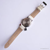 Vintage elegante Minnie Mouse Cuarzo reloj con letra m encanto