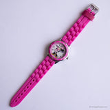Vintage Pink Minnie Mouse Uhr für Mädchen von Accutime Uhr Leiche
