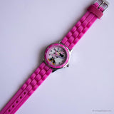 خمر الوردي Minnie Mouse ساعة للبنات من شركة Accutime Watch Corp