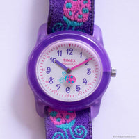 Vintage Purple Timex Indiglo Sports Watch for Women Small Wrist Sizes